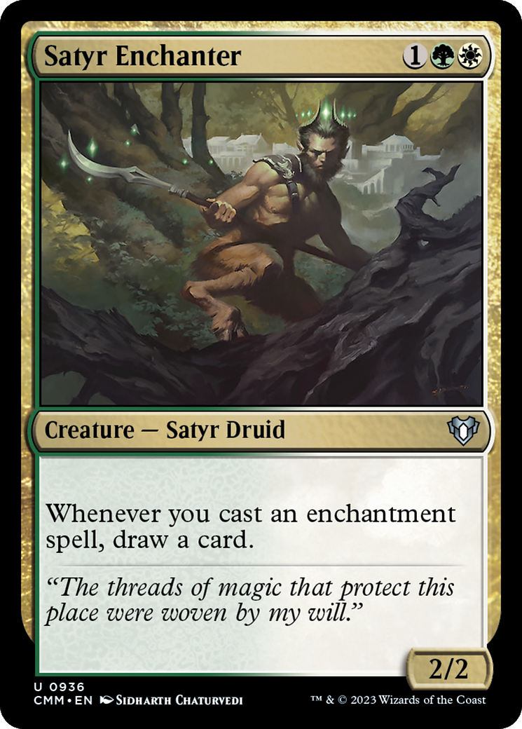 Satyr Enchanter [Commander Masters] | PLUS EV GAMES 