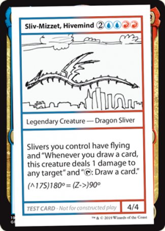 Sliv-Mizzet, Hivemind (2021 Edition) [Mystery Booster Playtest Cards] | PLUS EV GAMES 