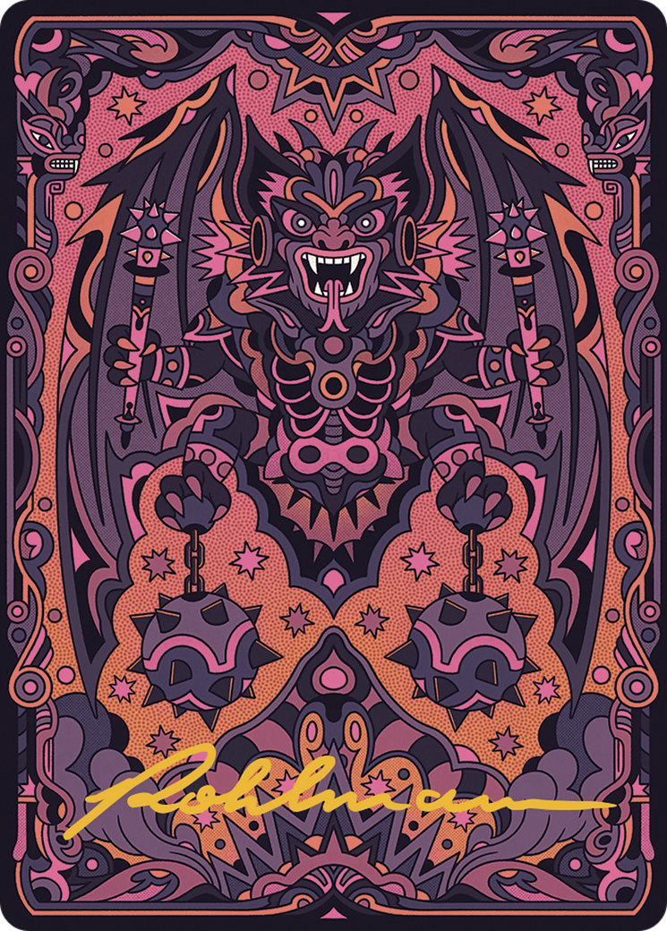 Bloodletter of Aclazotz Art Card (61/81) (Gold-Stamped Signature) [The Lost Caverns of Ixalan Art Series] | PLUS EV GAMES 