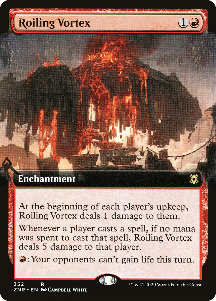 Roiling Vortex (Extended) [Zendikar Rising Extended Art]