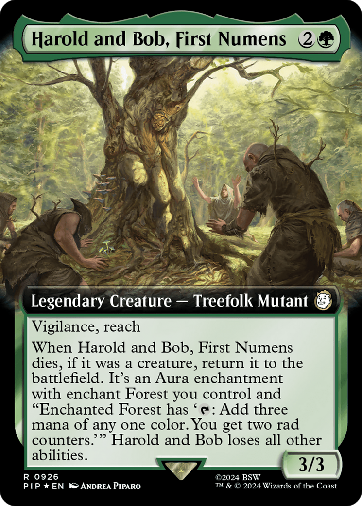 Harold and Bob, First Numens (Extended Art) (Surge Foil) [Fallout] | PLUS EV GAMES 