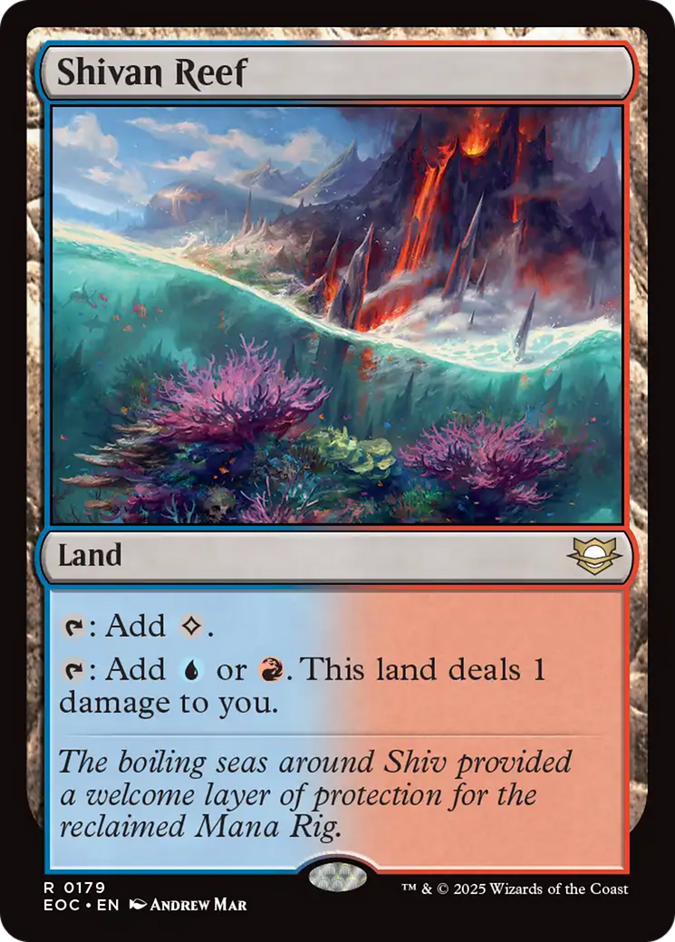 Shivan Reef [Edge of Eternities Commander] | PLUS EV GAMES 