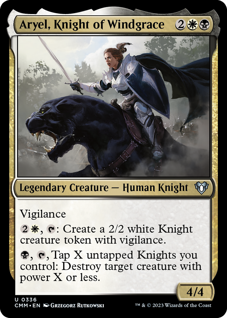 Aryel, Knight of Windgrace [Commander Masters] | PLUS EV GAMES 