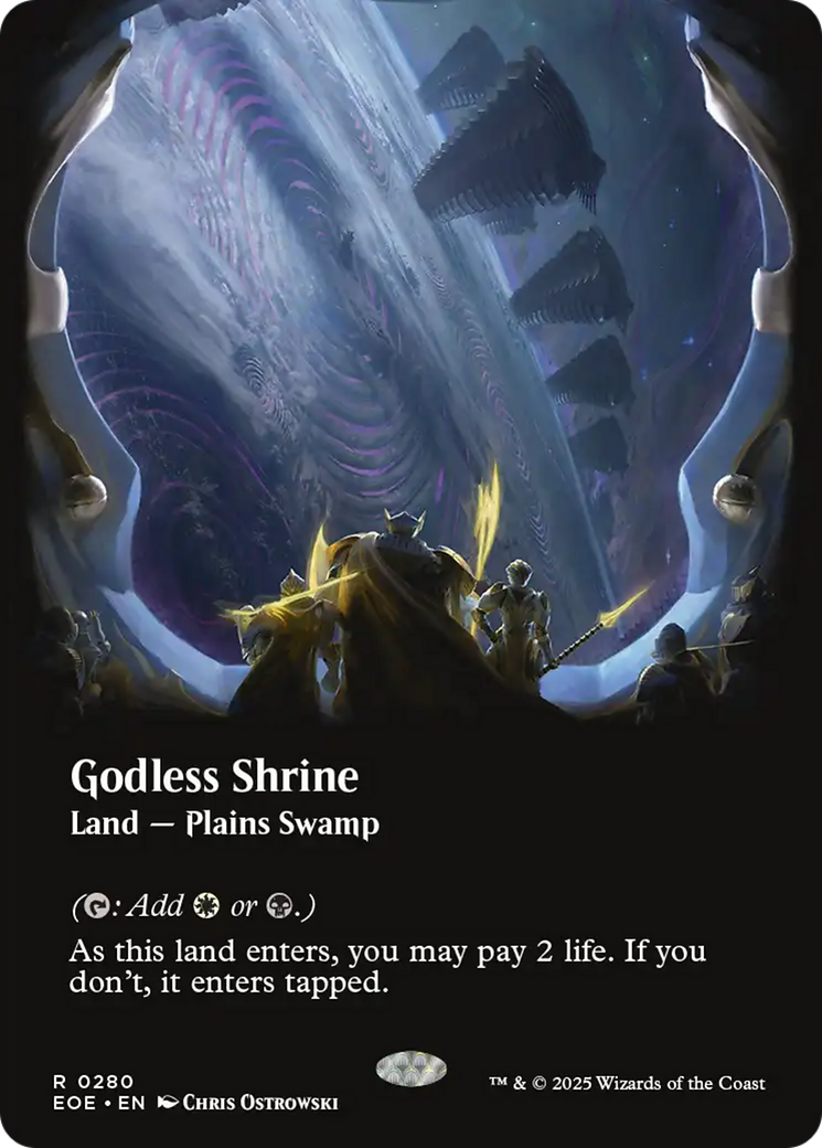 Godless Shrine (Borderless) [Edge of Eternities] | PLUS EV GAMES 