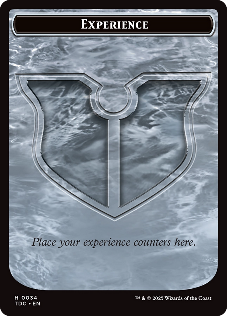 Experience // Treasure Double-Sided Token [Tarkir: Dragonstorm Commander Tokens] | PLUS EV GAMES 