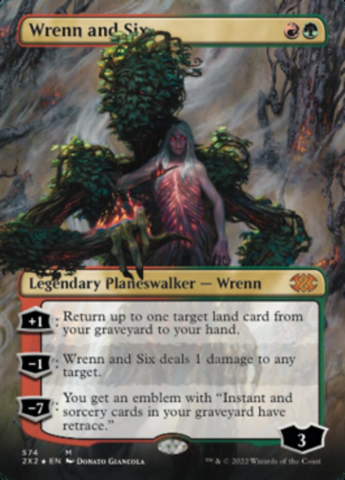 Wrenn and Six (Textured Foil) [Double Masters 2022] | PLUS EV GAMES 