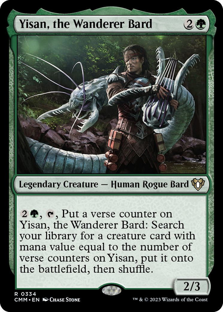 Yisan, the Wanderer Bard [Commander Masters] | PLUS EV GAMES 