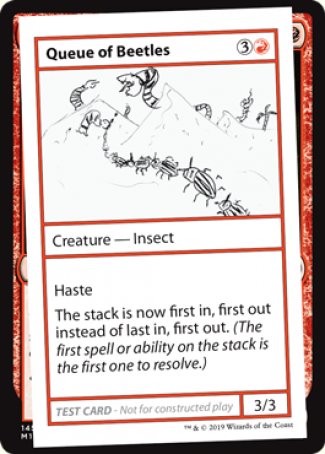 Queue of Beetles (2021 Edition) [Mystery Booster Playtest Cards] | PLUS EV GAMES 