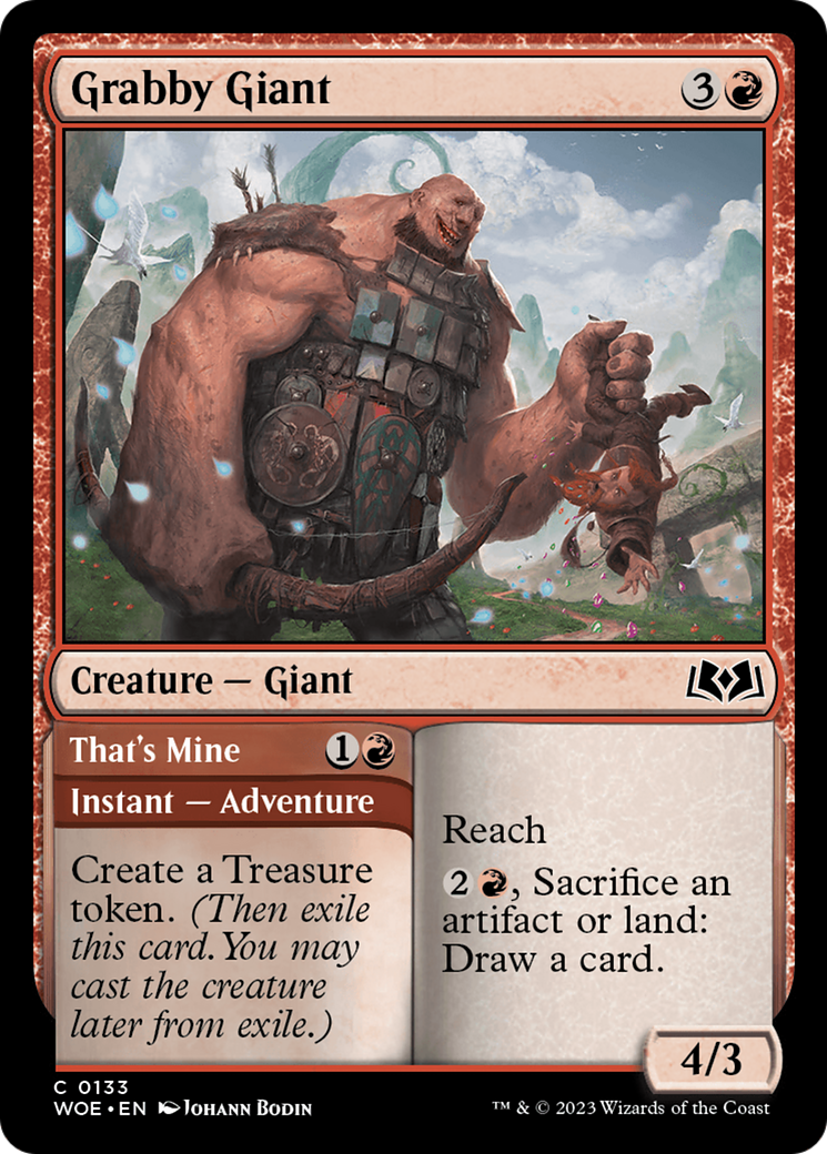 Grabby Giant // That's Mine [Wilds of Eldraine] | PLUS EV GAMES 