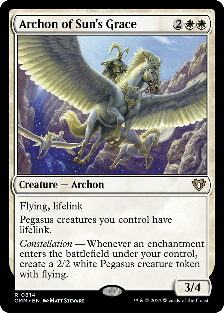 Archon of Sun's Grace [Commander Masters] | PLUS EV GAMES 