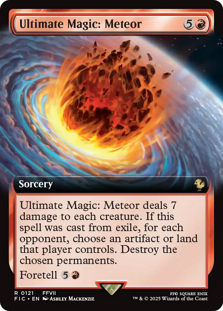 Ultimate Magic: Meteor (Extended Art) [FINAL FANTASY Commander] | PLUS EV GAMES 