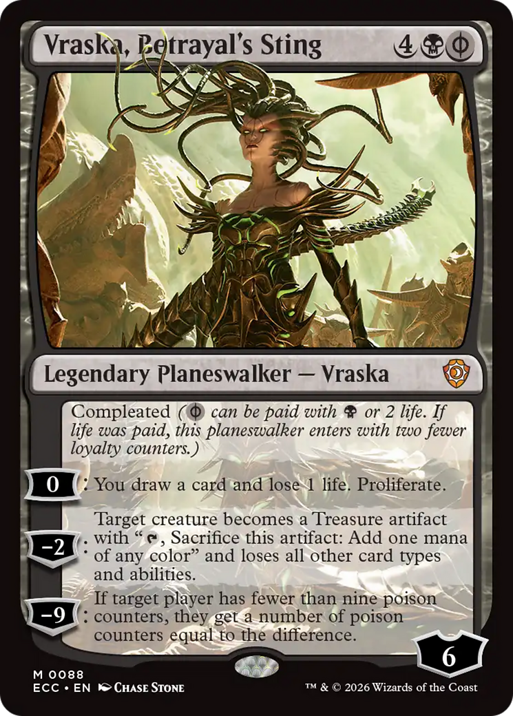 Vraska, Betrayal's Sting [Lorwyn Eclipsed Commander] | PLUS EV GAMES 