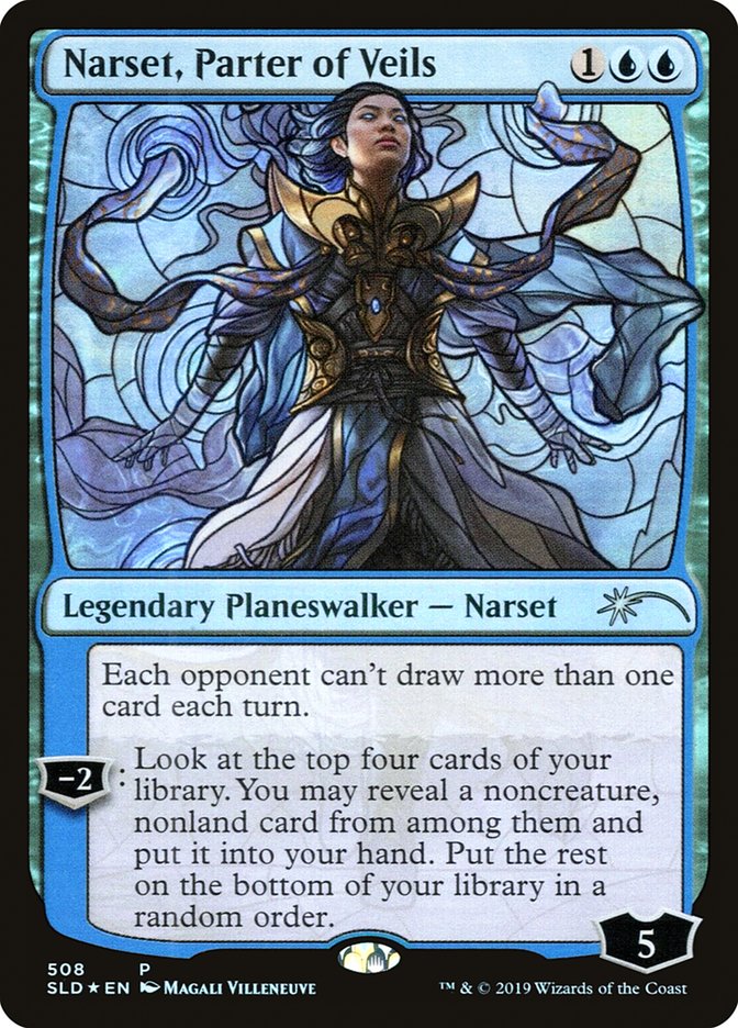 Narset, Parter of Veils (Stained Glass) [Secret Lair Drop Promos] | PLUS EV GAMES 