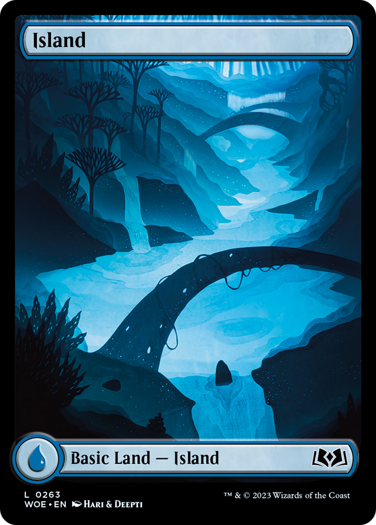 Island (263) (Full-Art) [Wilds of Eldraine] | PLUS EV GAMES 