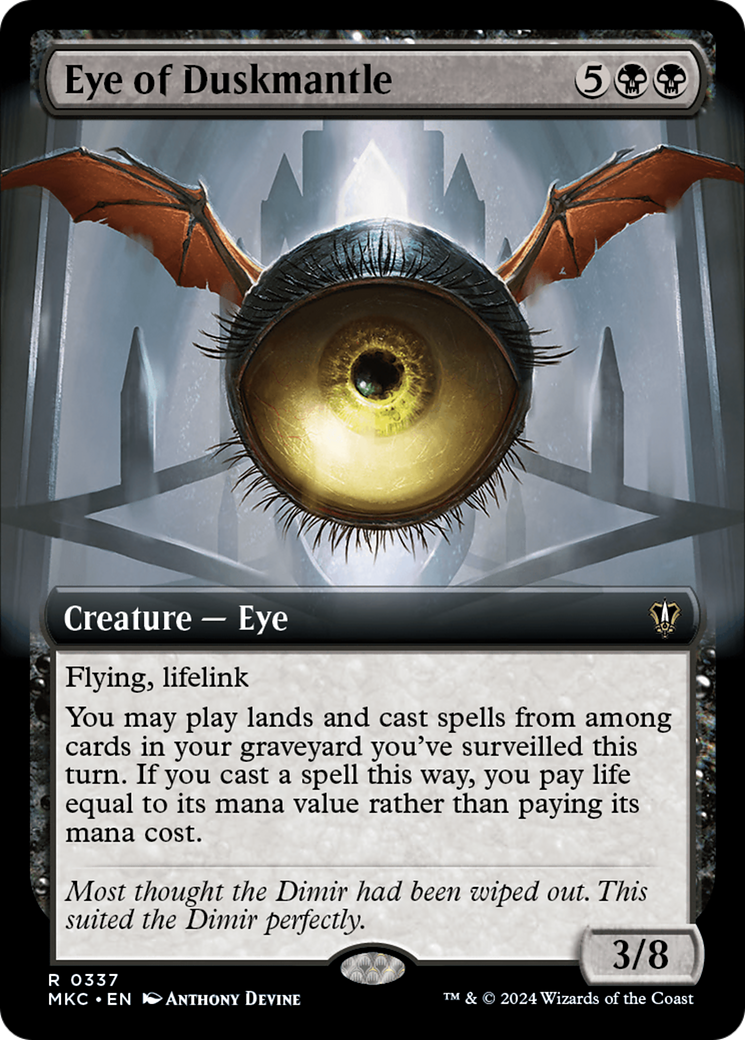 Eye of Duskmantle (Extended Art) [Murders at Karlov Manor Commander] | PLUS EV GAMES 