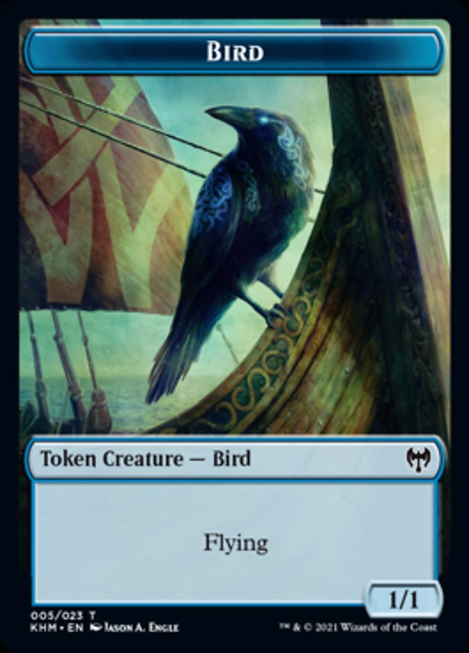 Bird Token [Kaldheim Tokens] | PLUS EV GAMES 