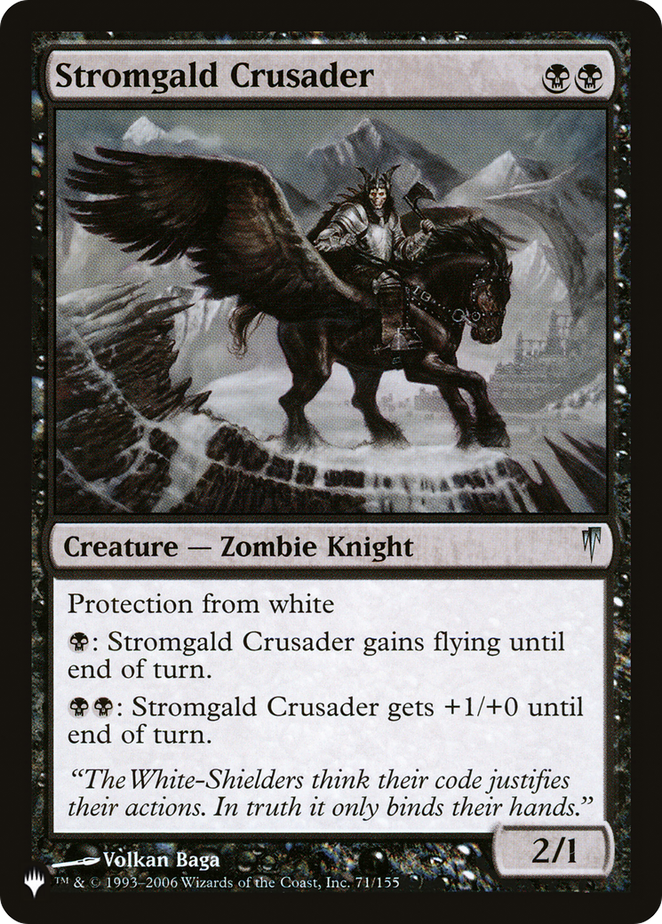 Stromgald Crusader [The List Reprints] | PLUS EV GAMES 