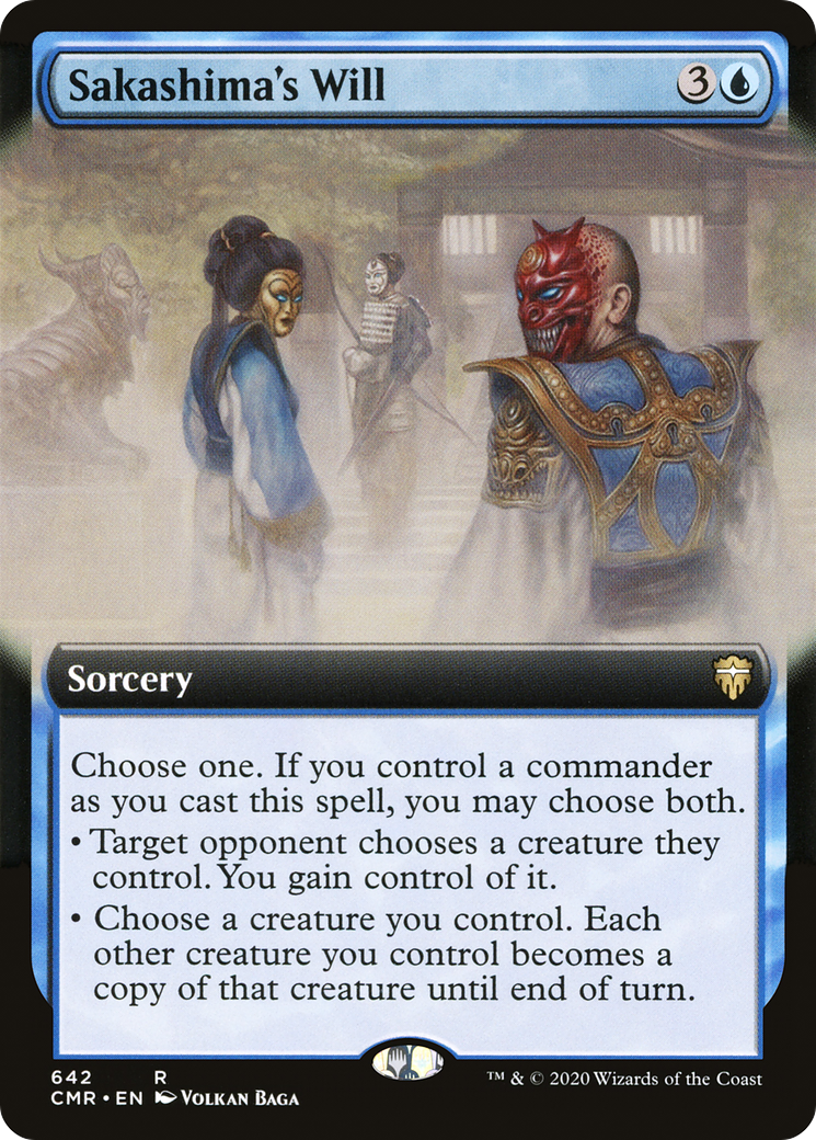Sakashima's Will (Extended) [Commander Legends Extended]