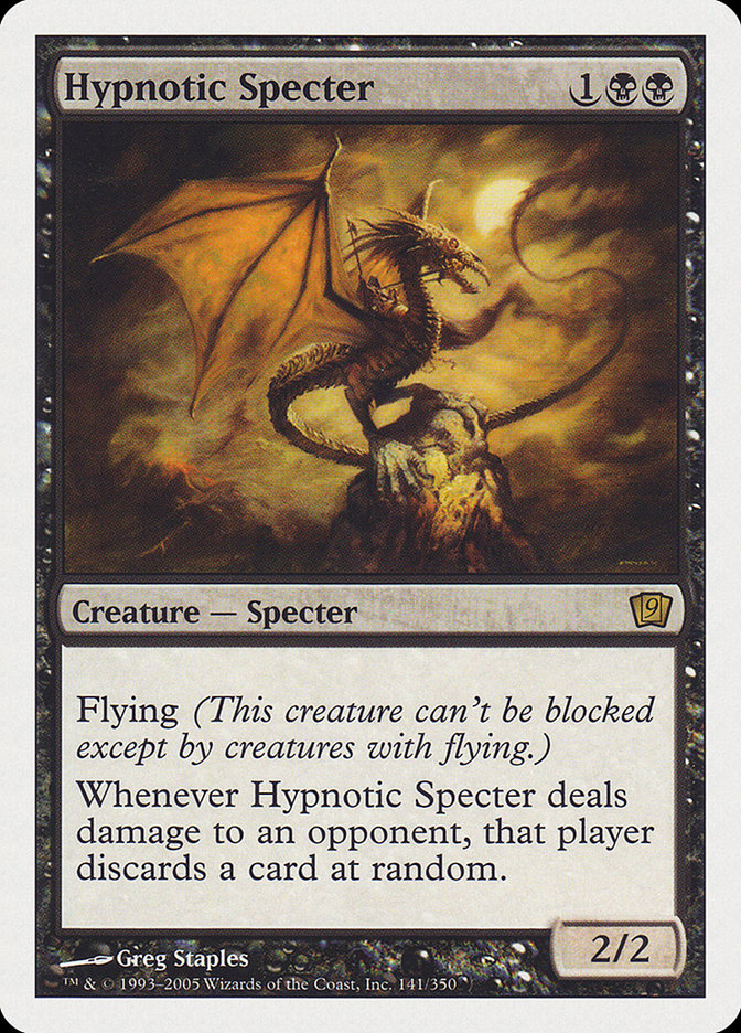 Hypnotic Specter (9th Edition) (Oversized) [Oversize Cards] | PLUS EV GAMES 