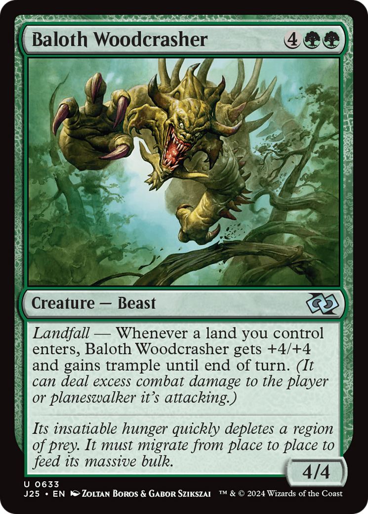 Baloth Woodcrasher [Foundations Jumpstart] | PLUS EV GAMES 