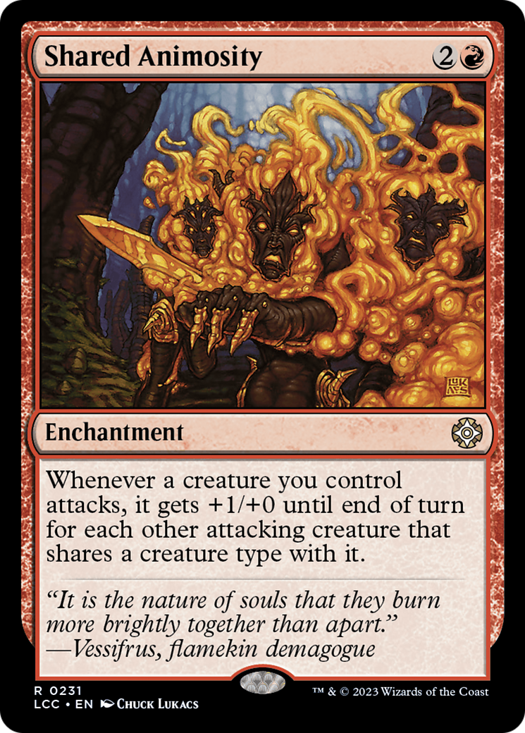 Shared Animosity [The Lost Caverns of Ixalan Commander] | PLUS EV GAMES 