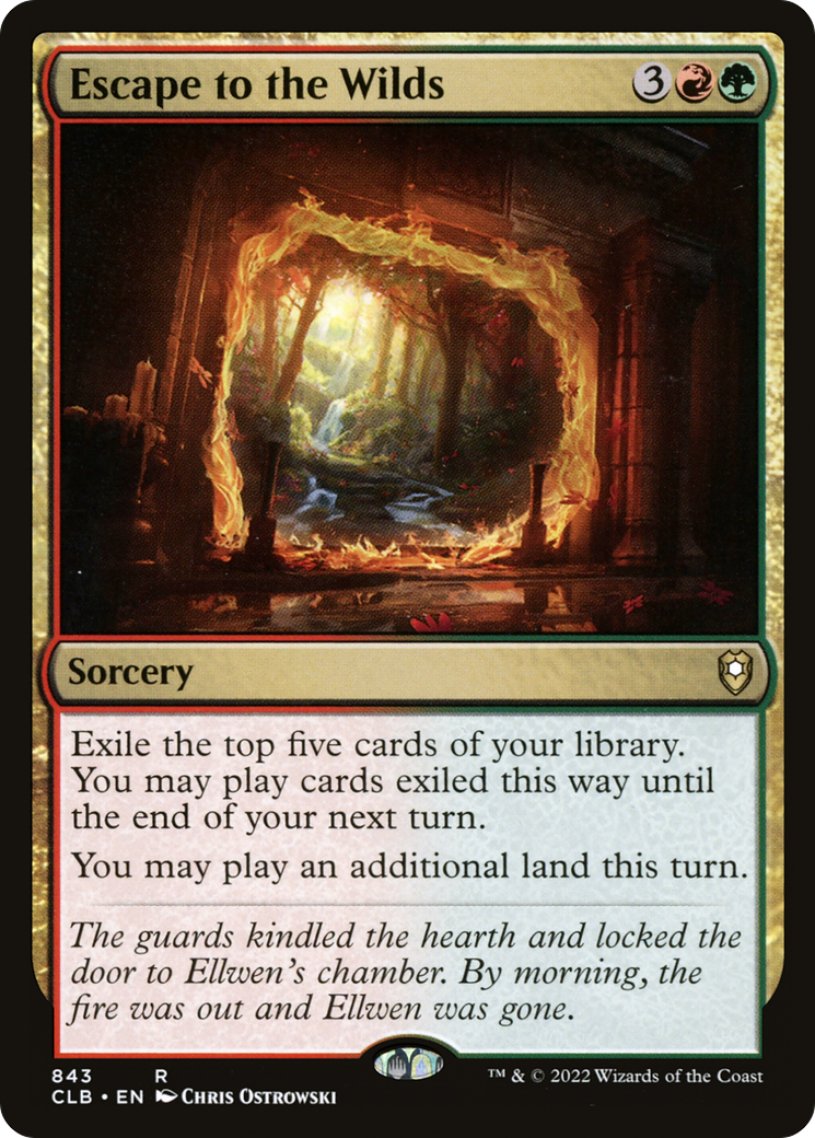 Escape to the Wilds [Commander Legends: Battle for Baldur's Gate]
