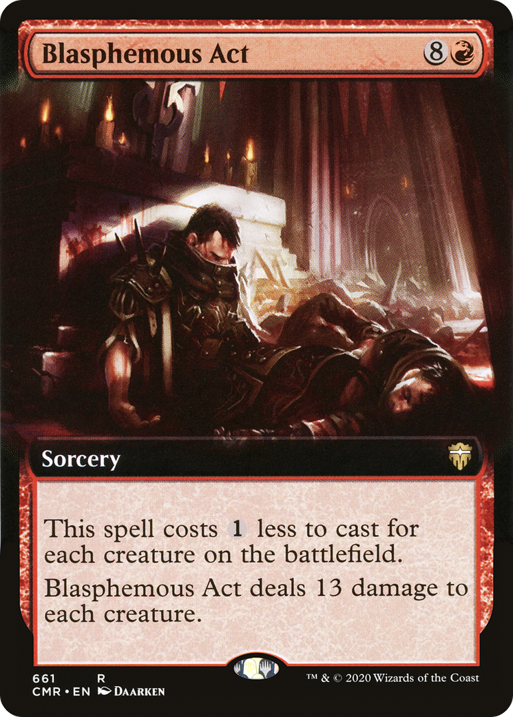 Blasphemous Act (Extended) [Commander Legends Extended]
