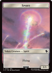 Spirit // Hero (0003) Double-Sided Token [FINAL FANTASY Commander Tokens] | PLUS EV GAMES 