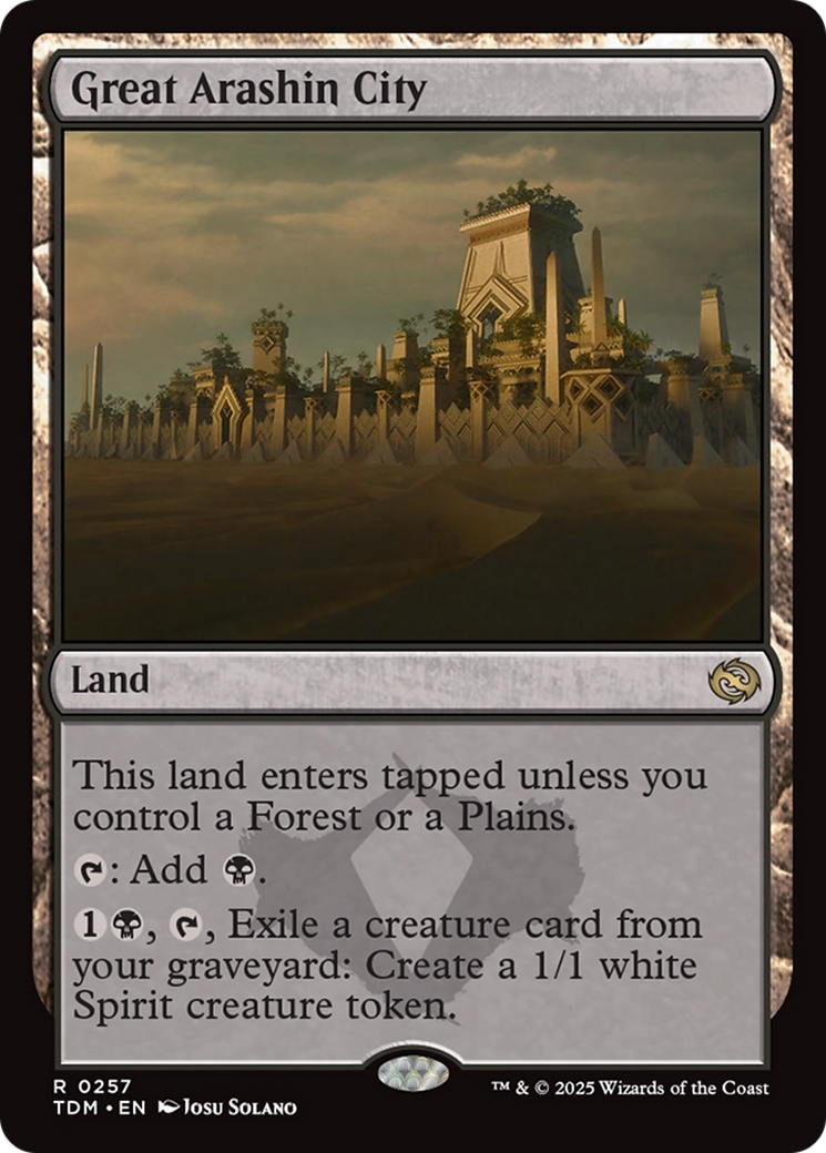 Great Arashin City [Tarkir: Dragonstorm] | PLUS EV GAMES 