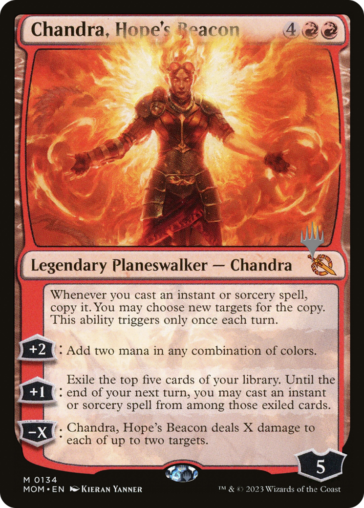 Chandra, Hope's Beacon (Promo Pack) [March of the Machine Promos] | PLUS EV GAMES 