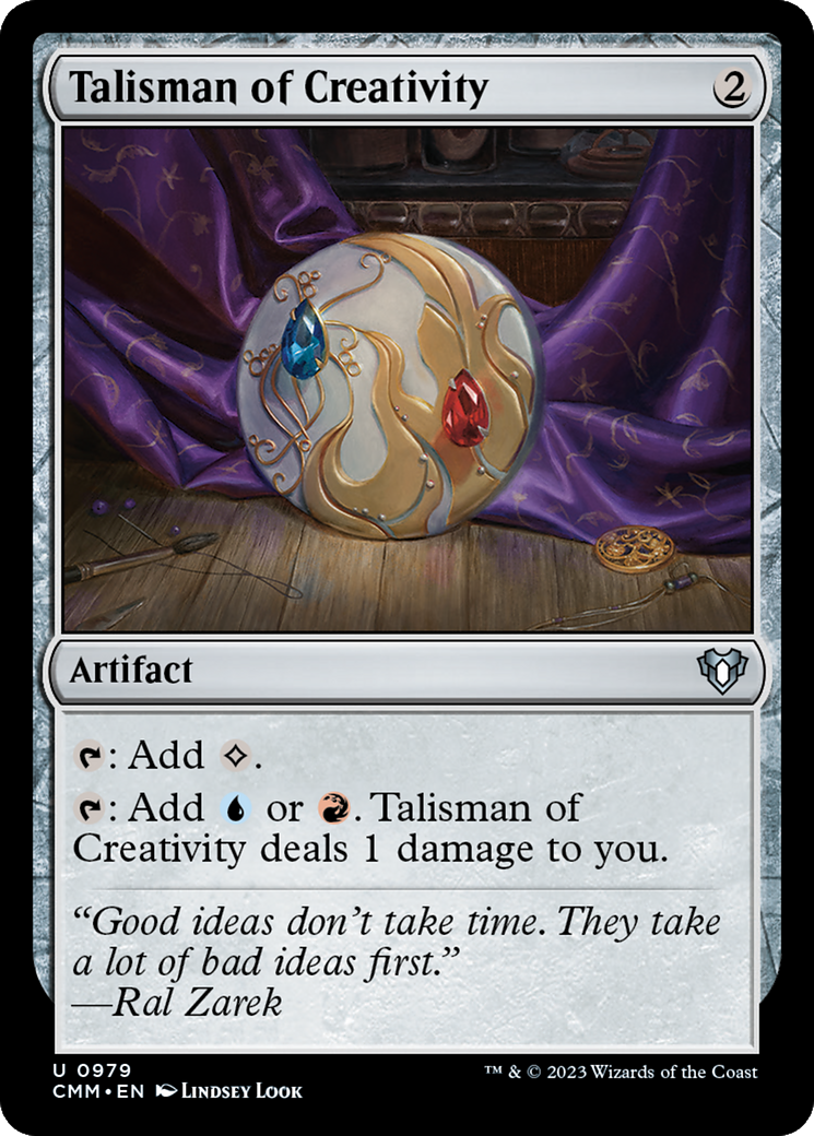 Talisman of Creativity [Commander Masters] | PLUS EV GAMES 