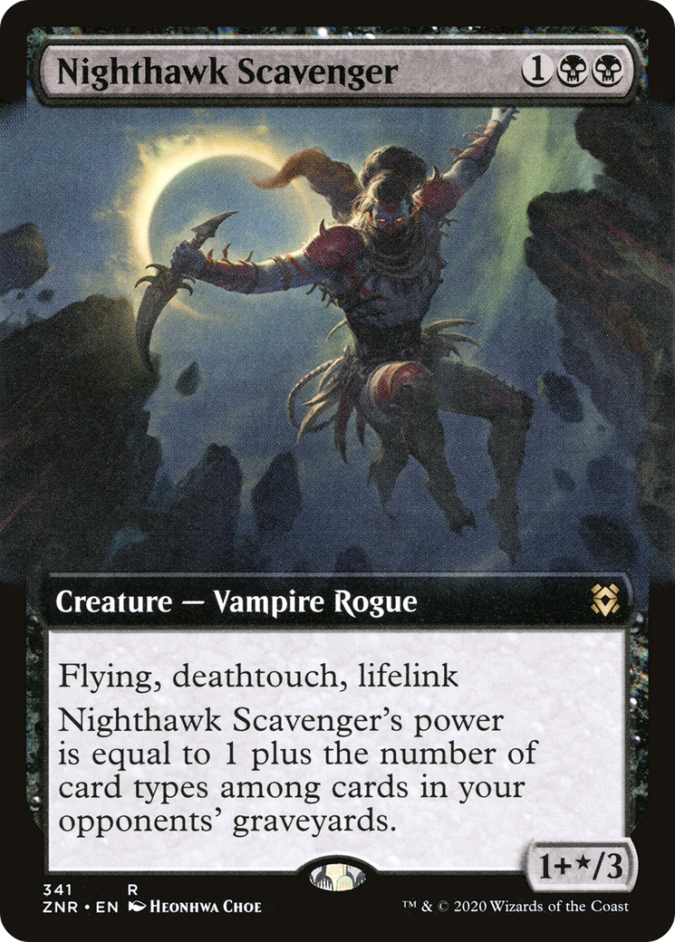 Nighthawk Scavenger (Extended) [Zendikar Rising Extended Art]