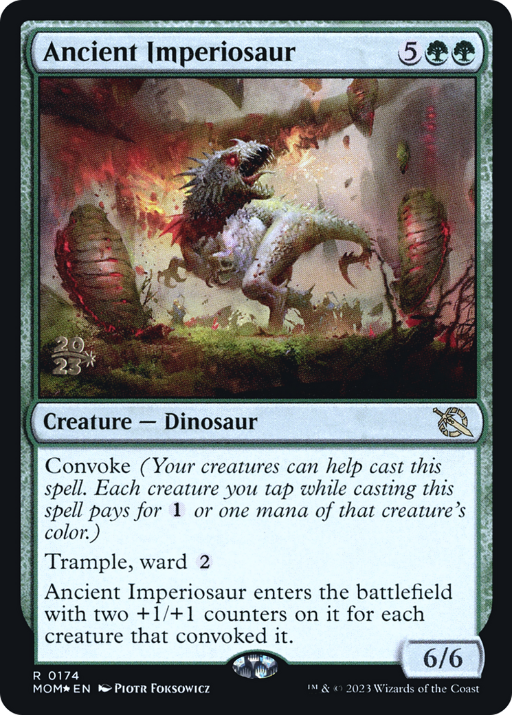 Ancient Imperiosaur [March of the Machine Prerelease Promos] | PLUS EV GAMES 