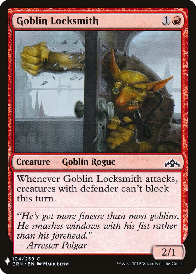 Goblin Locksmith [Mystery Booster] | PLUS EV GAMES 