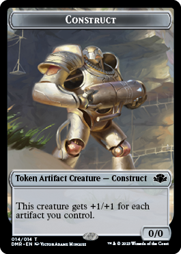 Goblin // Construct Double-Sided Token [Dominaria Remastered Tokens] | PLUS EV GAMES 