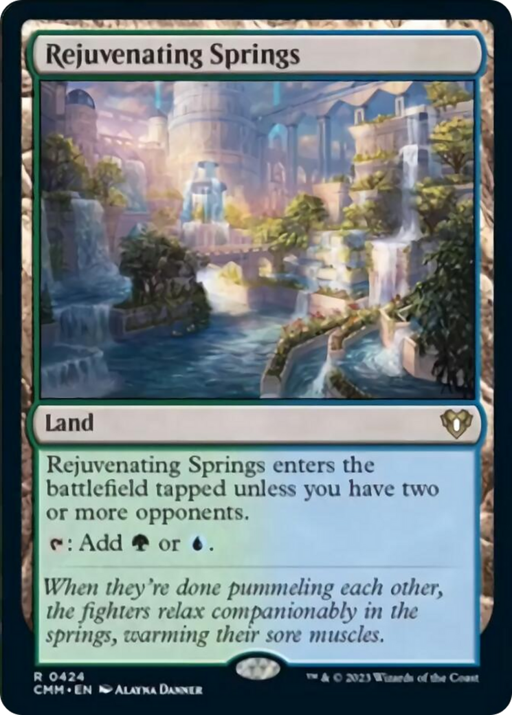 Rejuvenating Springs [Commander Masters] | PLUS EV GAMES 