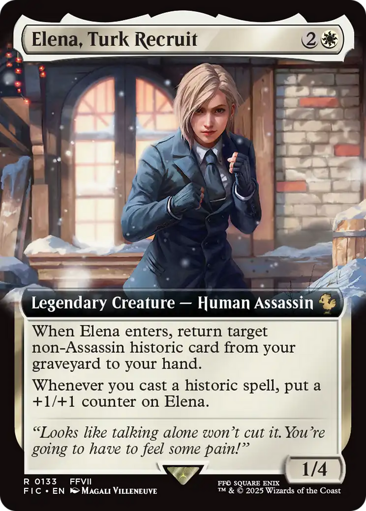 Elena, Turk Recruit (Extended Art) [FINAL FANTASY Commander] | PLUS EV GAMES 