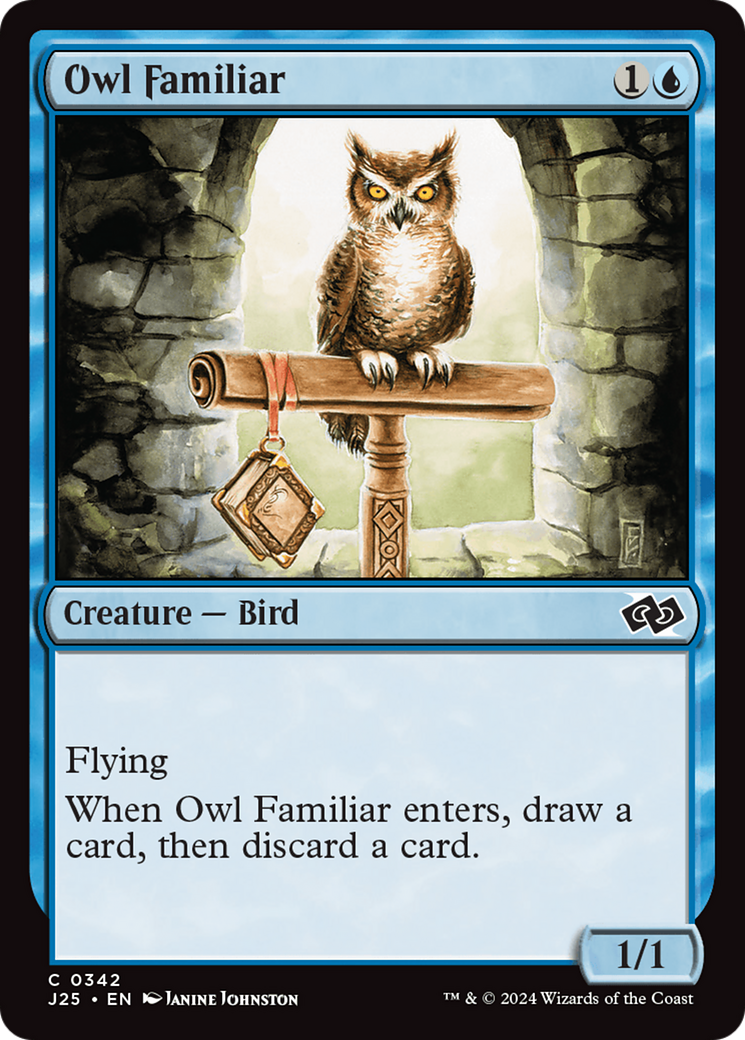 Owl Familiar [Foundations Jumpstart] | PLUS EV GAMES 