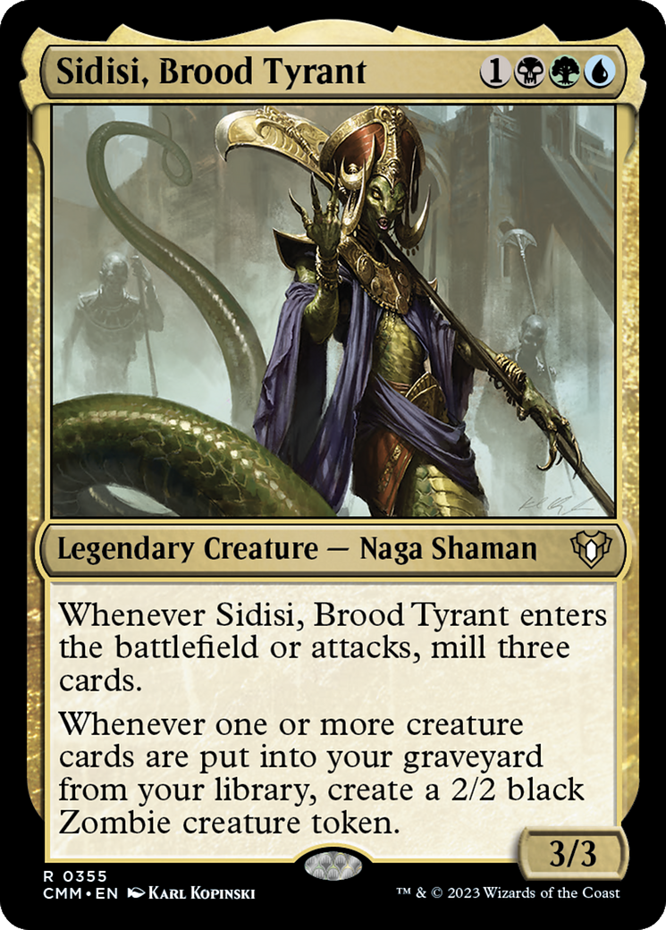 Sidisi, Brood Tyrant [Commander Masters] | PLUS EV GAMES 