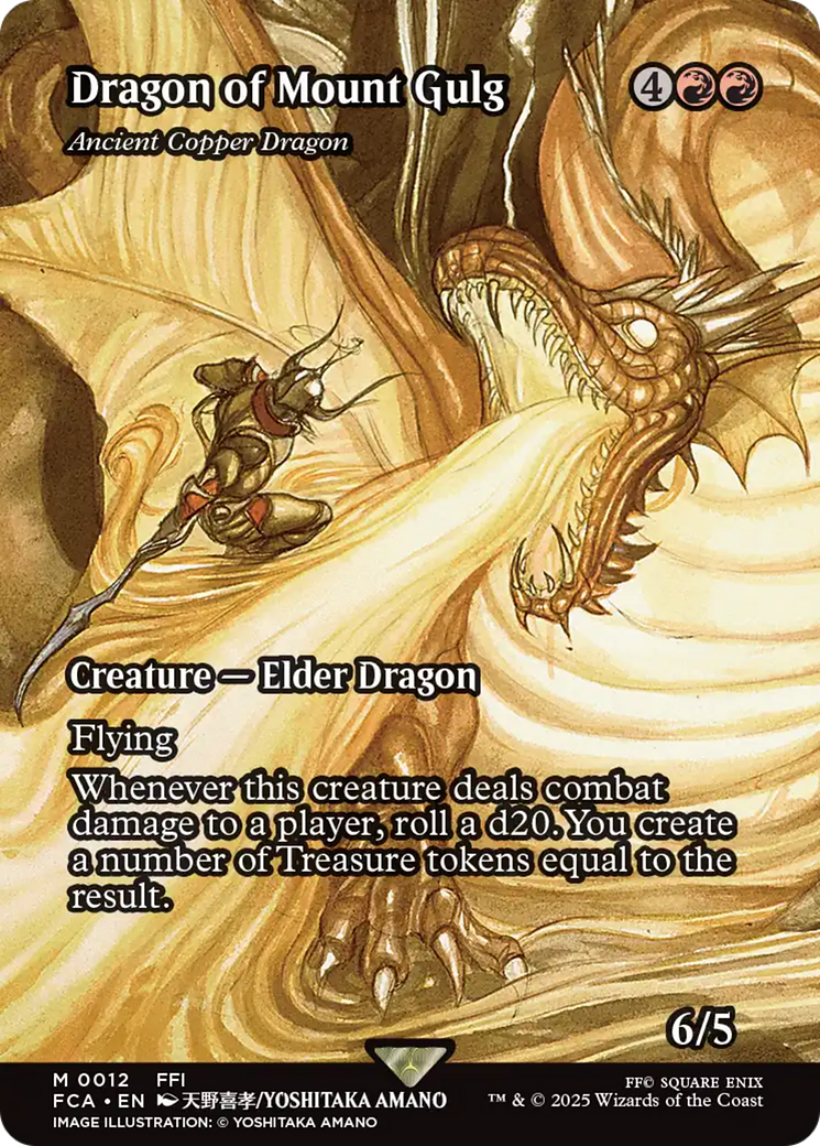 Dragon of Mount Gulg - Ancient Copper Dragon (Showcase) [FINAL FANTASY : Through the Ages] | PLUS EV GAMES 