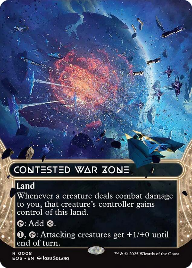 Contested War Zone (0008) (Borderless) [Edge of Eternities: Stellar Sights] | PLUS EV GAMES 