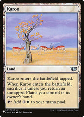 Karoo [The List] | PLUS EV GAMES 