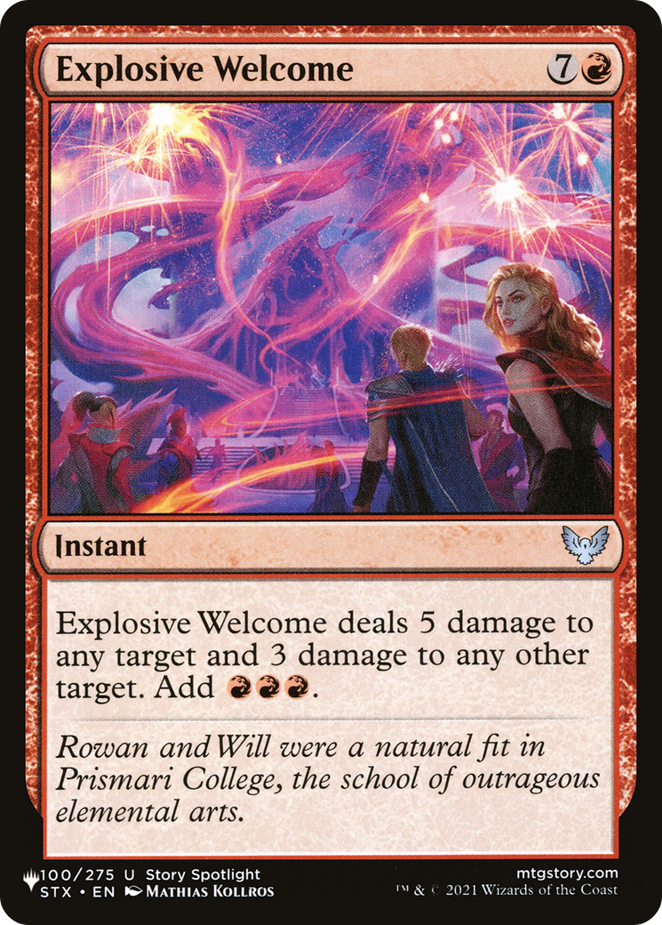 Explosive Welcome [The List Reprints] | PLUS EV GAMES 