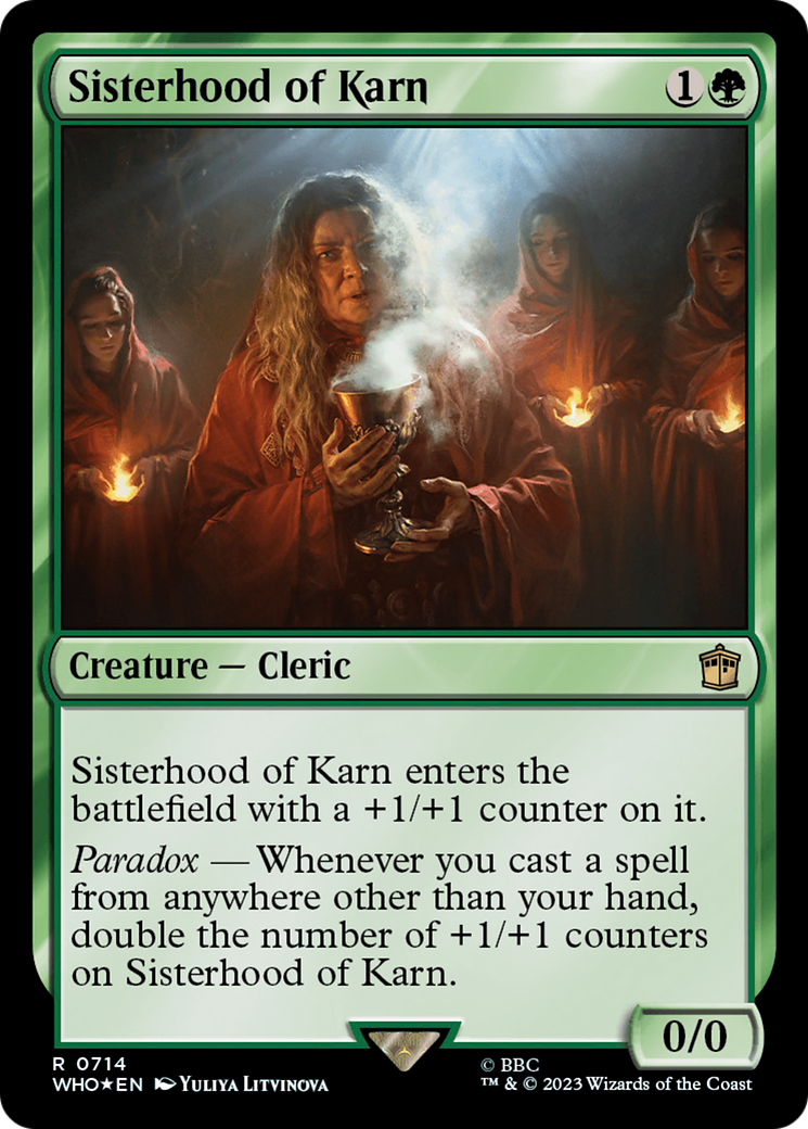 Sisterhood of Karn (Surge Foil) [Doctor Who] | PLUS EV GAMES 