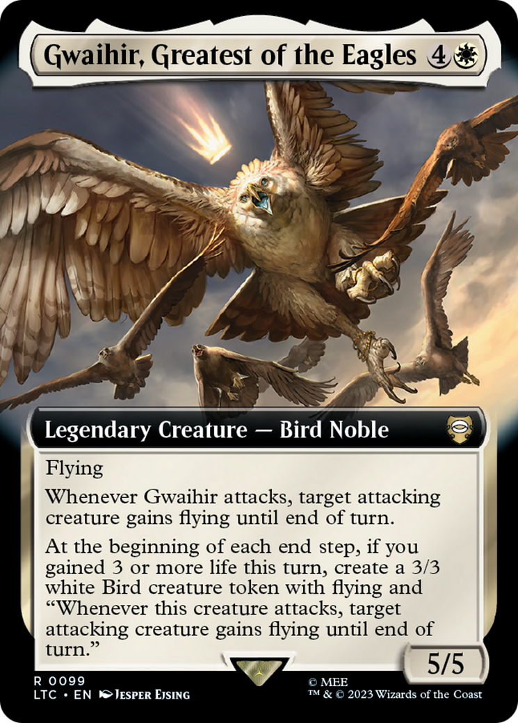 Gwaihir, Greatest of the Eagles (Extended Art) [The Lord of the Rings: Tales of Middle-Earth Commander] | PLUS EV GAMES 