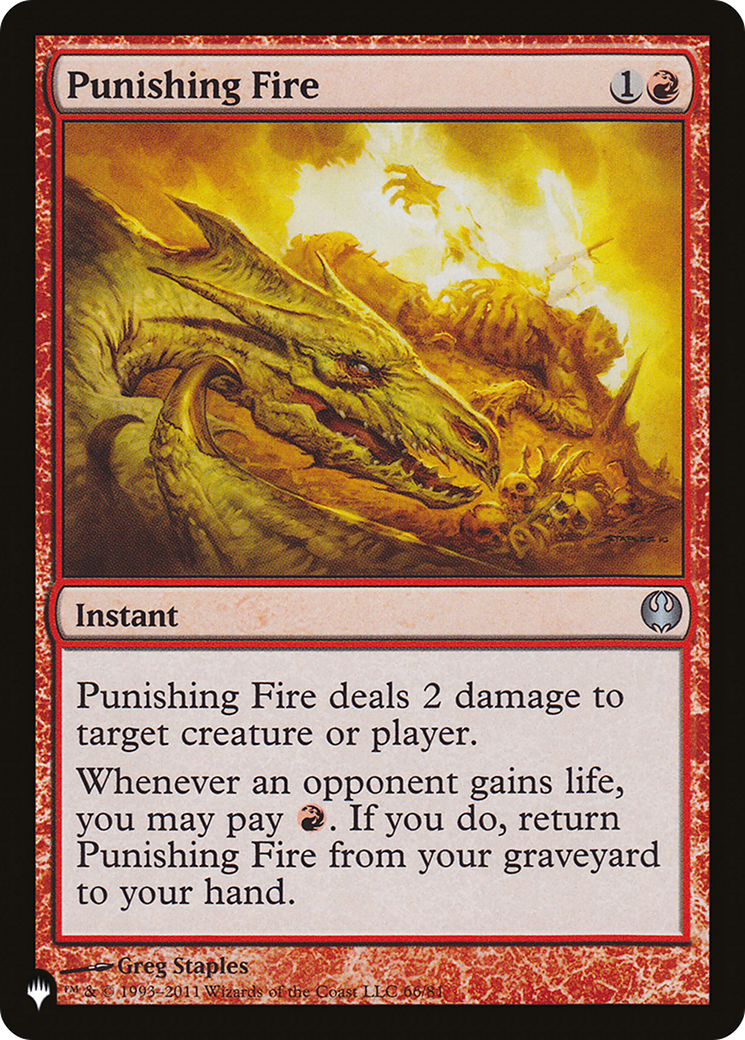 Punishing Fire [The List Reprints] | PLUS EV GAMES 