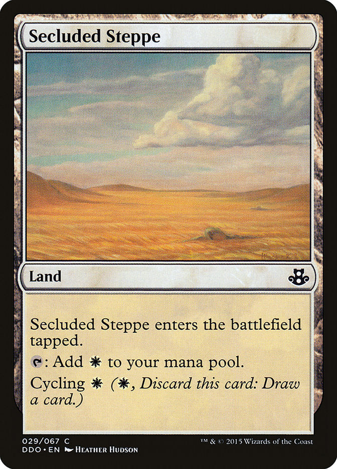Secluded Steppe [Duel Decks: Elspeth vs. Kiora] | PLUS EV GAMES 