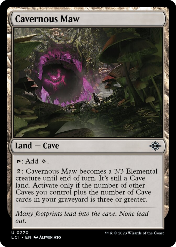 Cavernous Maw [The Lost Caverns of Ixalan] | PLUS EV GAMES 