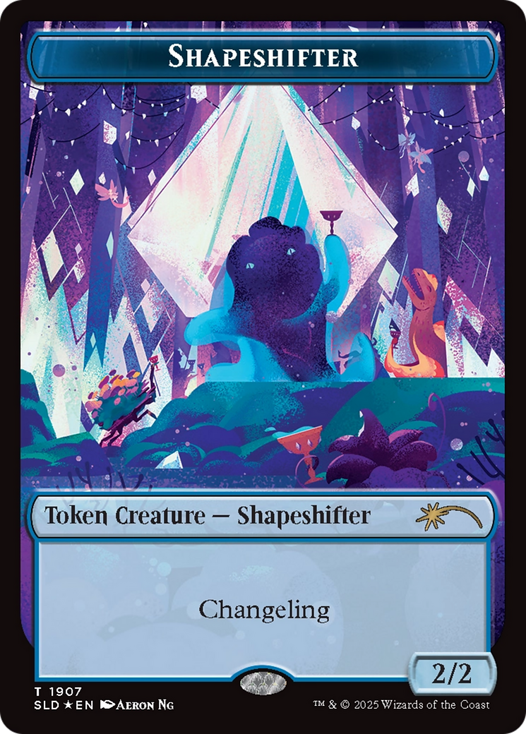 Shapeshifter Token (1907) (Double Rainbow Foil) [Secret Lair Drop Series] | PLUS EV GAMES 