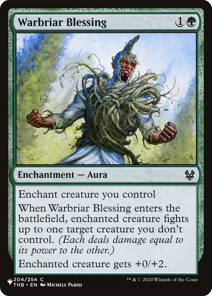 Warbriar Blessing [The List Reprints] | PLUS EV GAMES 